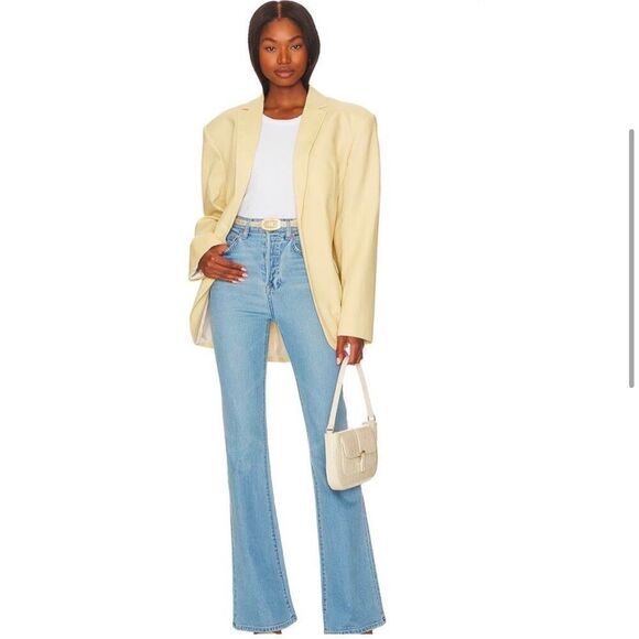 GRLFRND The Rayssa Super High Rise Flare Jeans- Size 27 - Picture 1 of 13